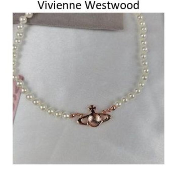 NEW VIVIENNE WESTWOOD NECKLACE WITH BAG - Picture 4 of 5